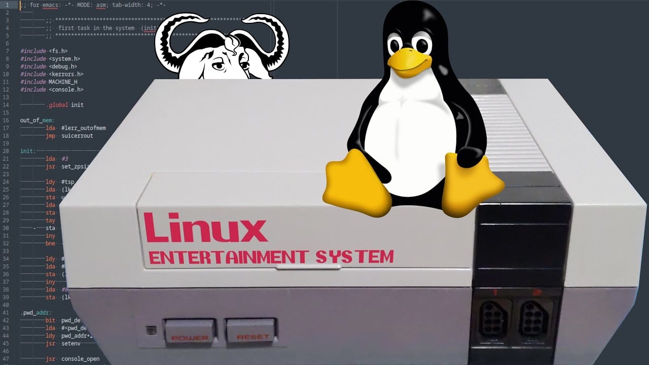 Linux удалось запустить на оригинальной NES