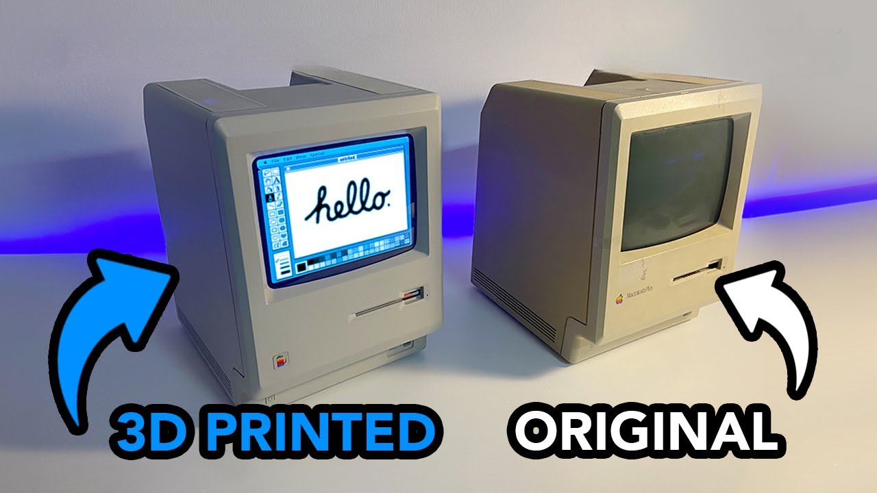 Дизайнер напечатал на 3D-принтере полностью функциональный Macintosh