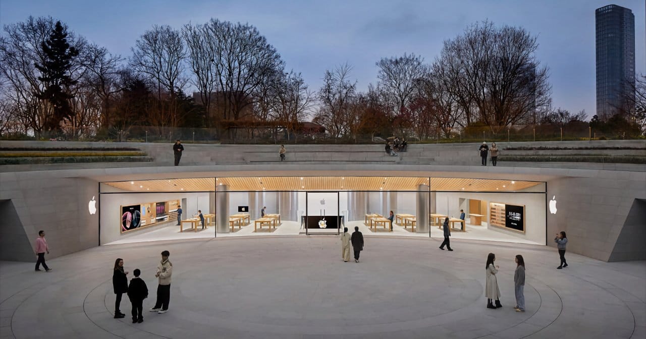 Apple показала как будет выглядеть новый магазин в Шанхае