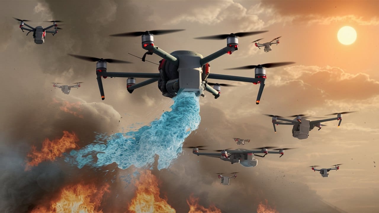 Пожарные дроны: насколько они эффективны в современных условиях?