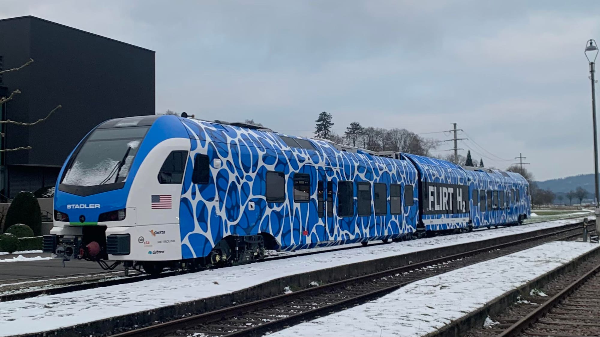 Поставлен мировой рекорд по дальности поездки водородного поезда на одной заправке