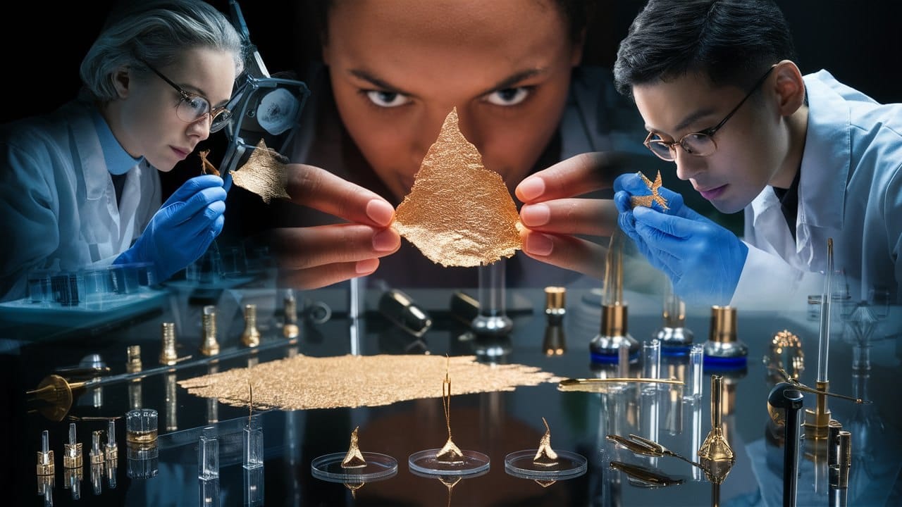 Шведские учёные намерены создать плёнку из золота толщиной в один атом