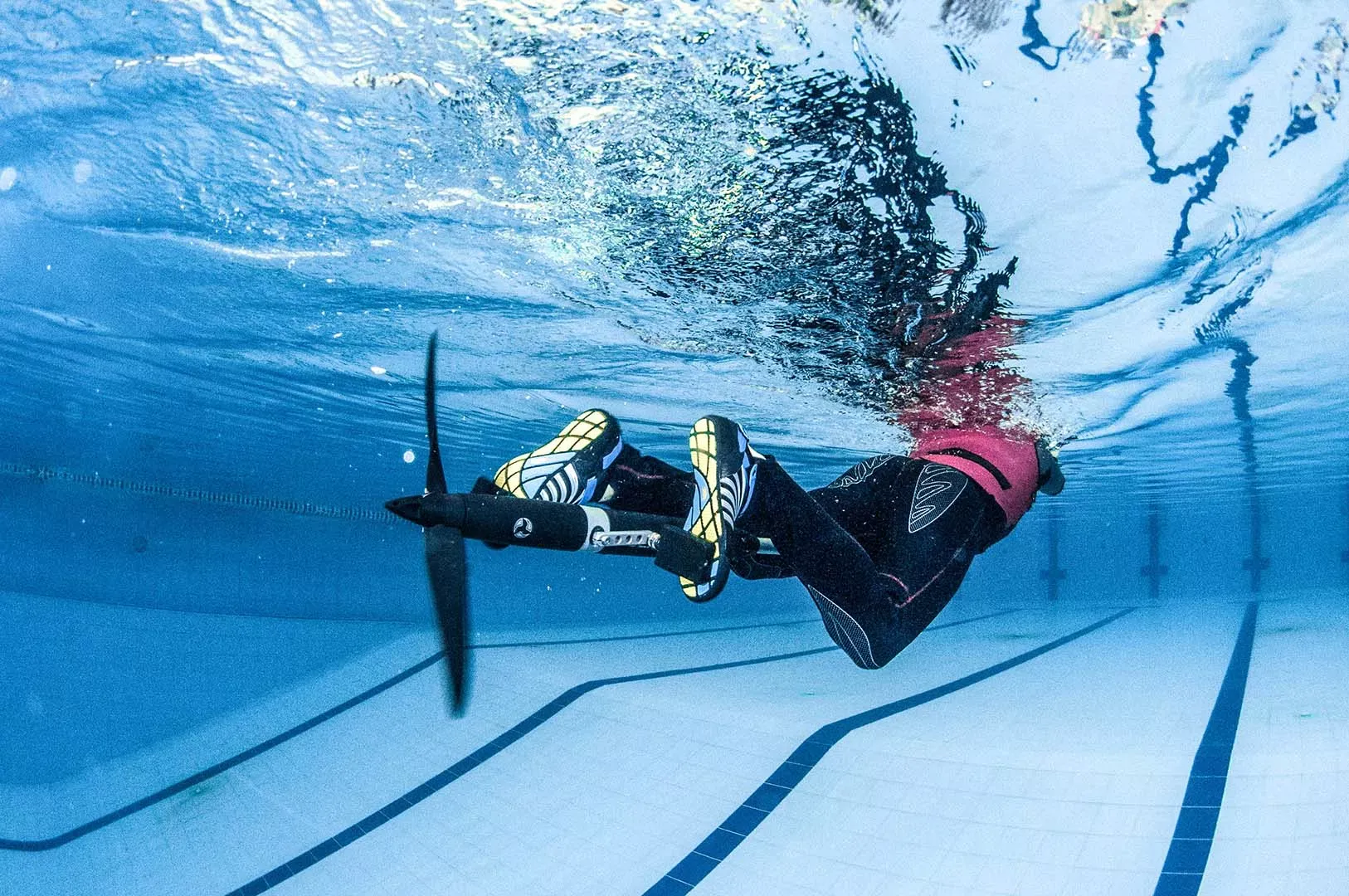 Подводный велосипед Seabike позволит плавать с большой скоростью