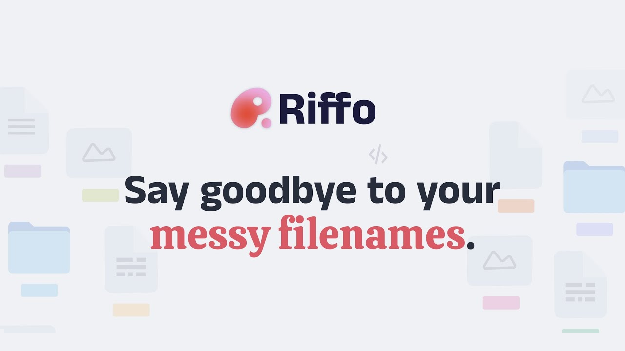 Riffo для Mac – приложение с ИИ поможет присвоить осмысленные имена файлам