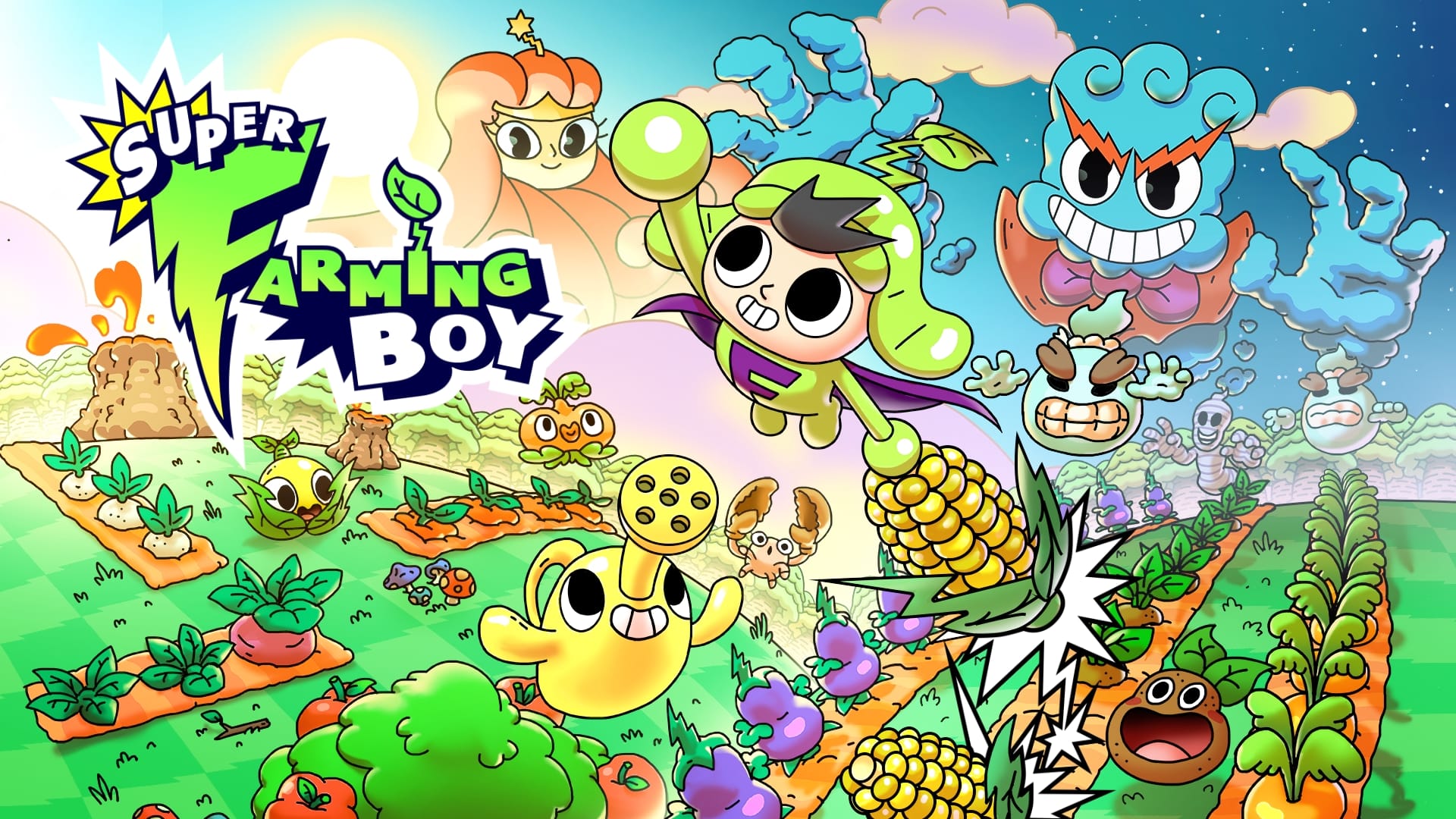 На Steam Next Fest покажут демоверсию Super Farming Boy с уникальным сочетанием симулятора фермера, менеджмента, головоломки и ритм механики