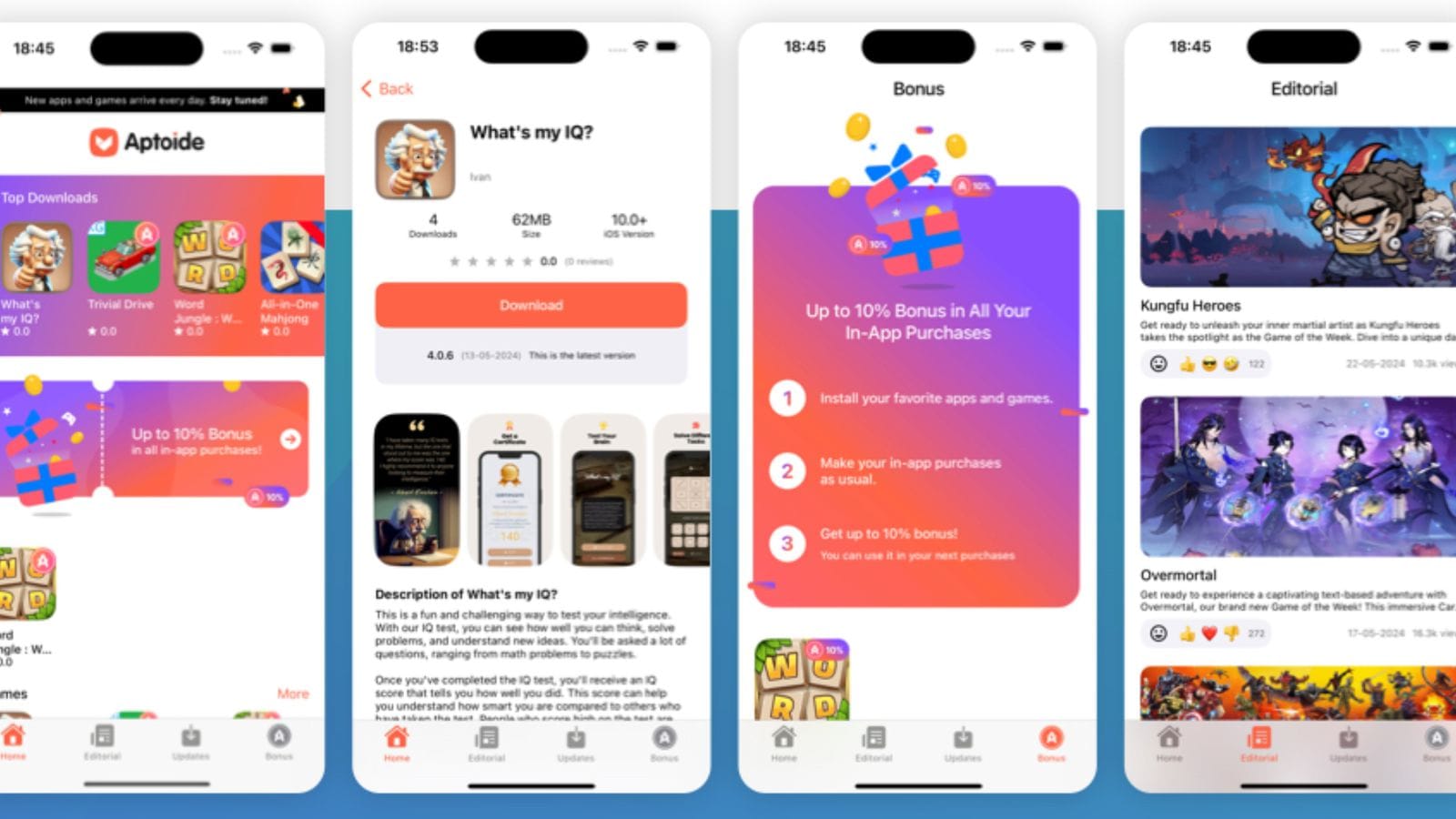 Aptoide откроет первый альтернативный магазин игр для iOS в этот четверг