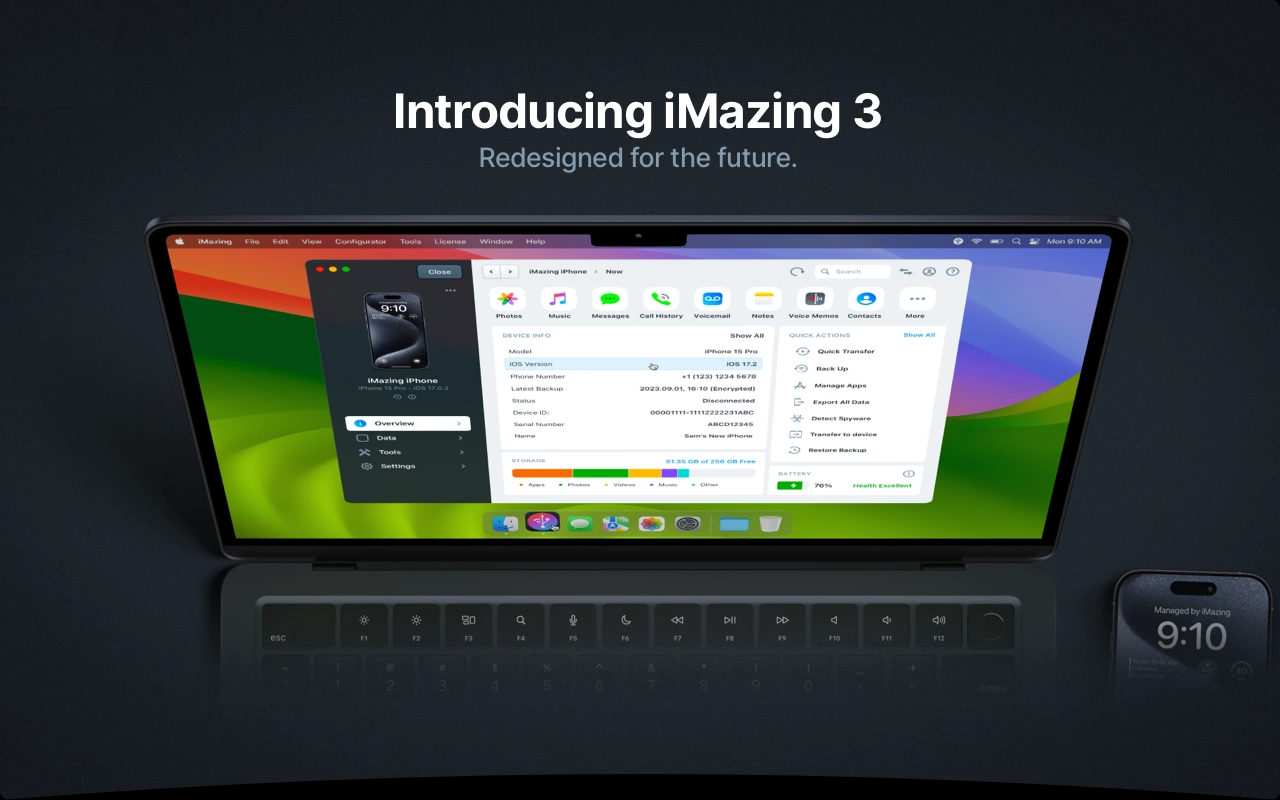 Вышла новая версия iMazing с поддержкой iOS 18 и macOS Sequoia