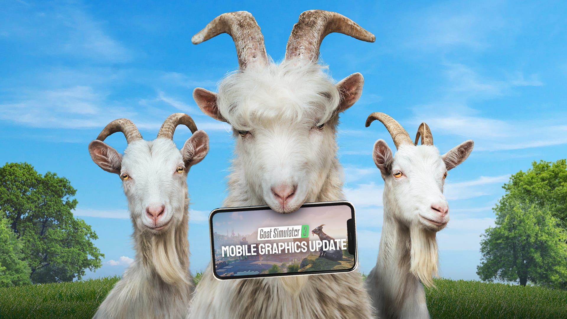 Goat Simulator 3 получила долгожданное обновление графики для мобильных устройств