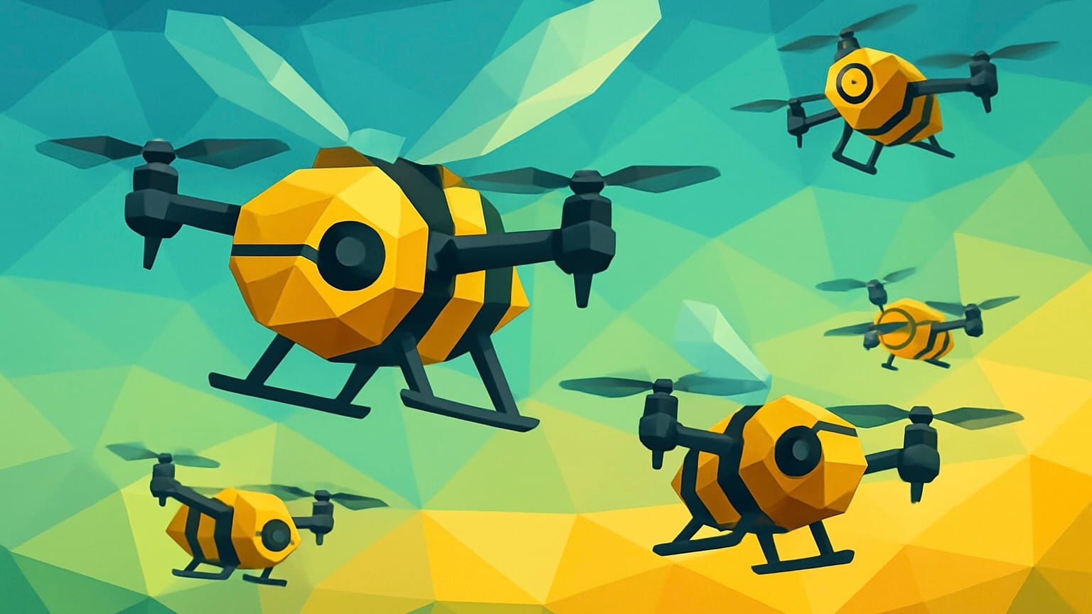 Шанхайские учёные с помощью платы за $21 научили дроны летать роем