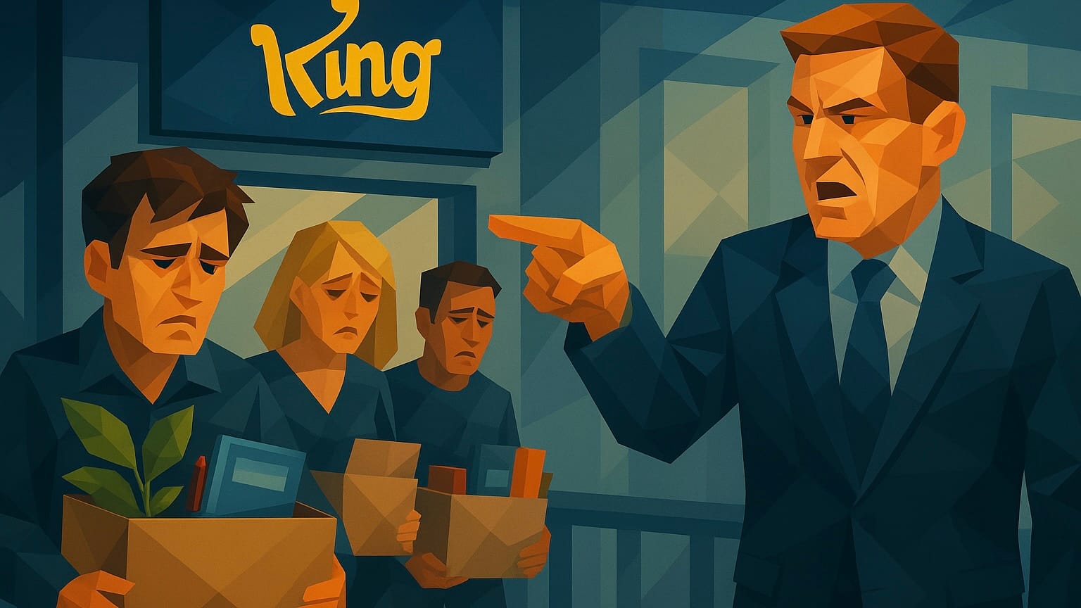 В King уволили сотни сотрудников, заменив их ИИ, который они сами и разработали