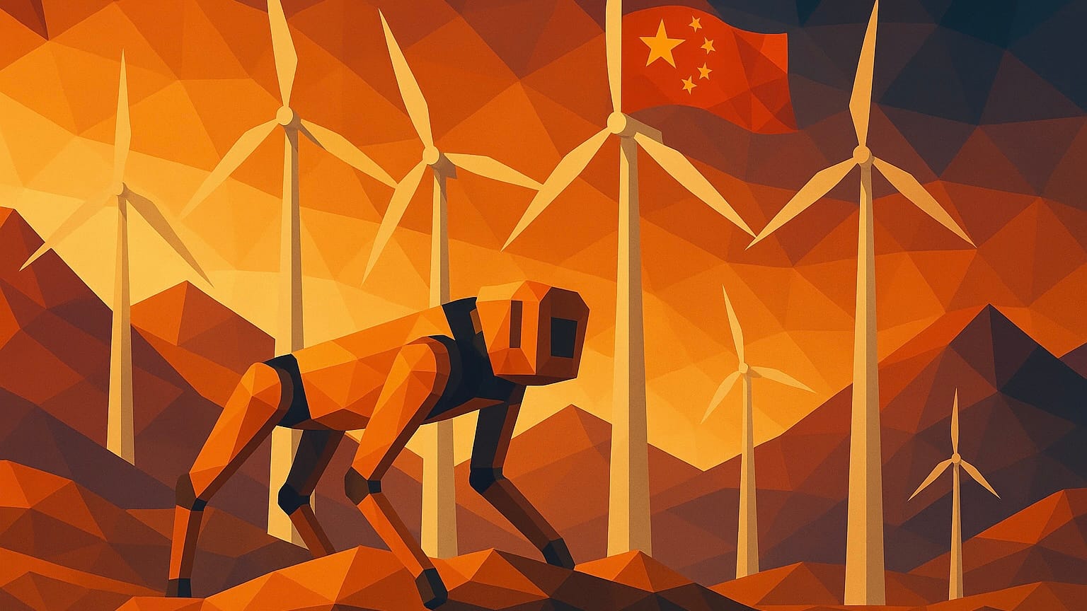 Китайский ветропарк полностью перешёл на работу без людей — при помощи «собак-роботов»