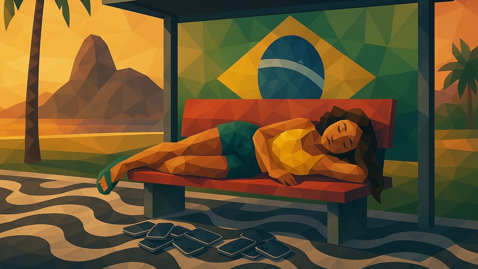 В Бразилии умерла девушка в автобусе из-за 26 айфонов, приклеенными к телу