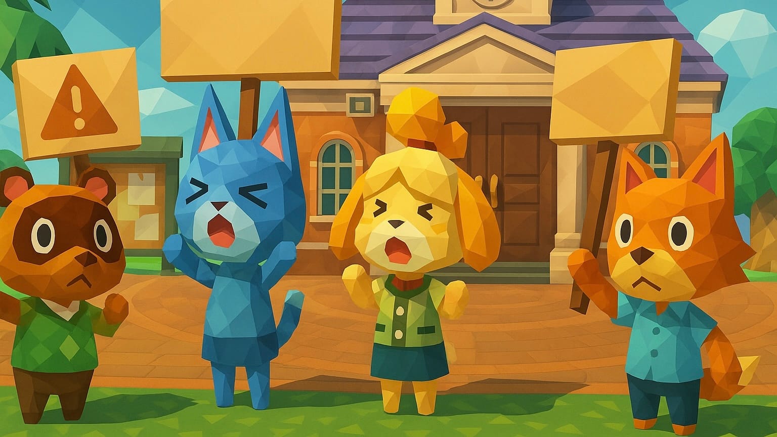 Нейросети вселились в Animal Crossing и превратили игру в симулятор социального восстания