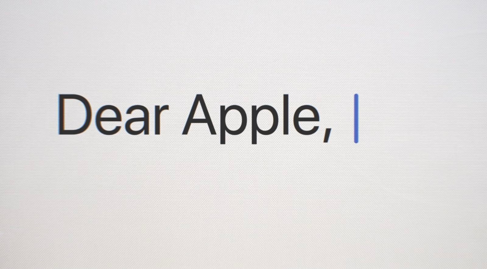 «Дорогая Apple» — компания выложила ролик посвящённый Apple Watch