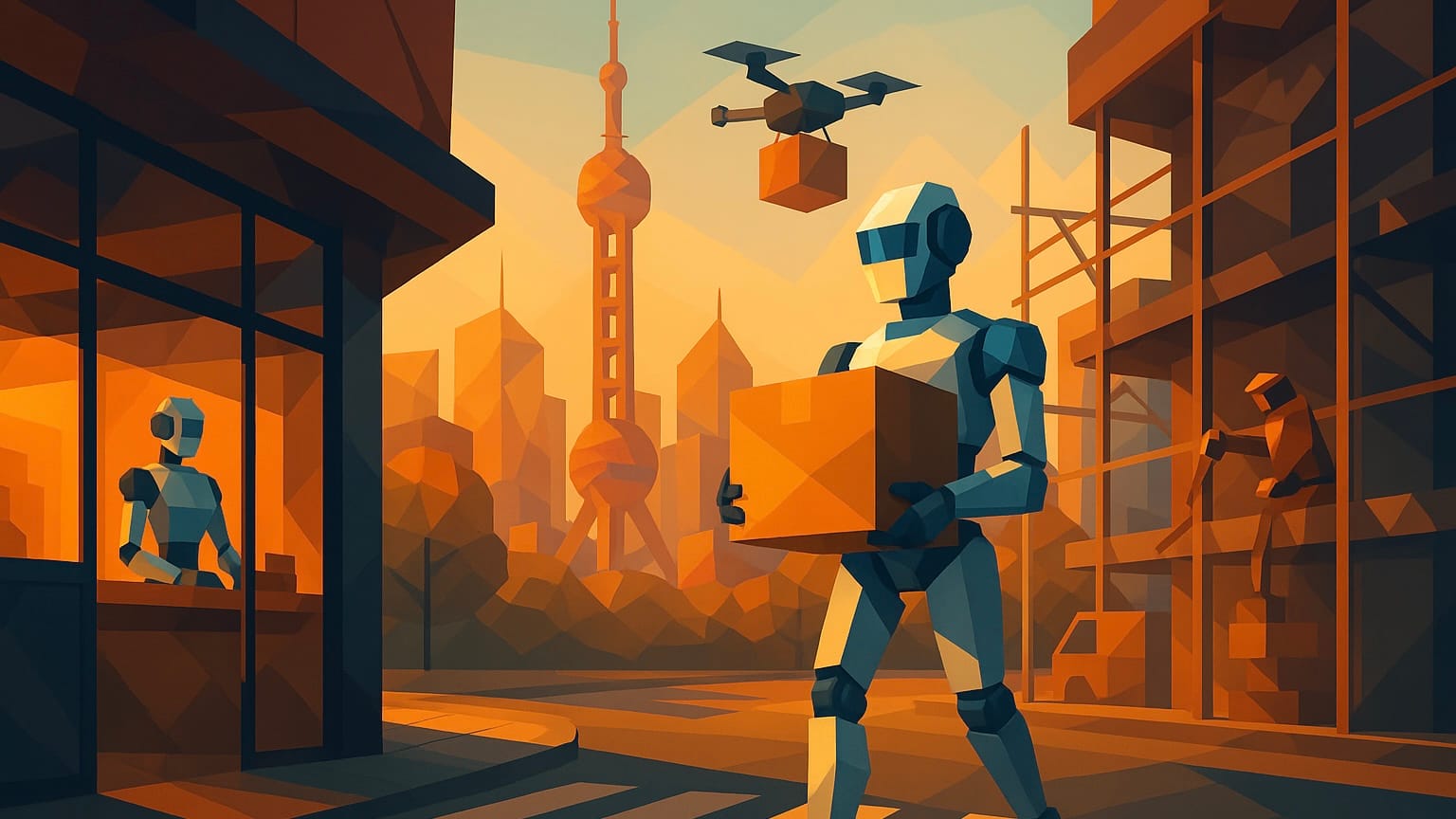 В Китае из-за демографического спада рабочие места начали занимать роботы