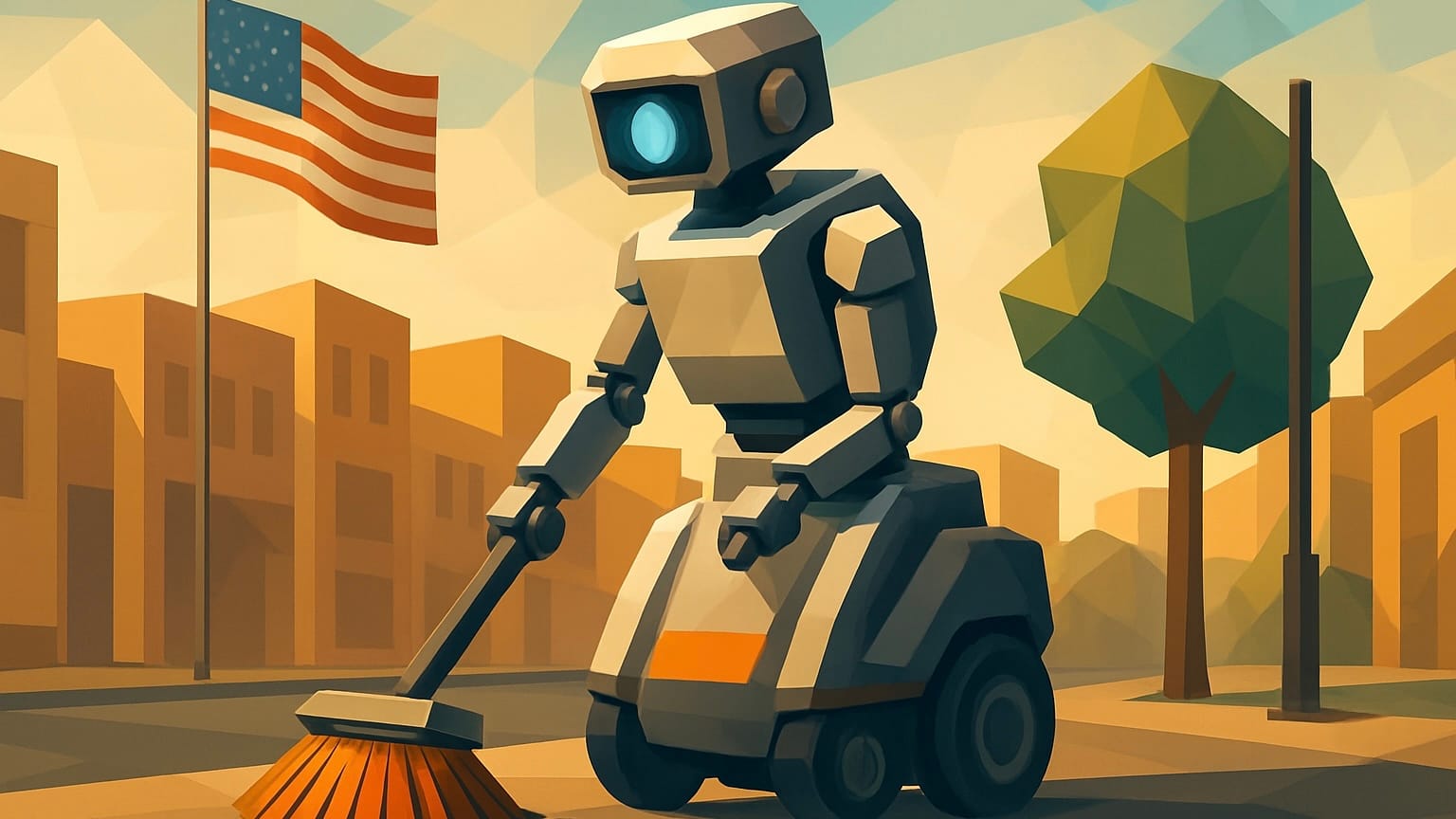 Роботы на службе американских городов: как изменяются парки, улицы и безопасность