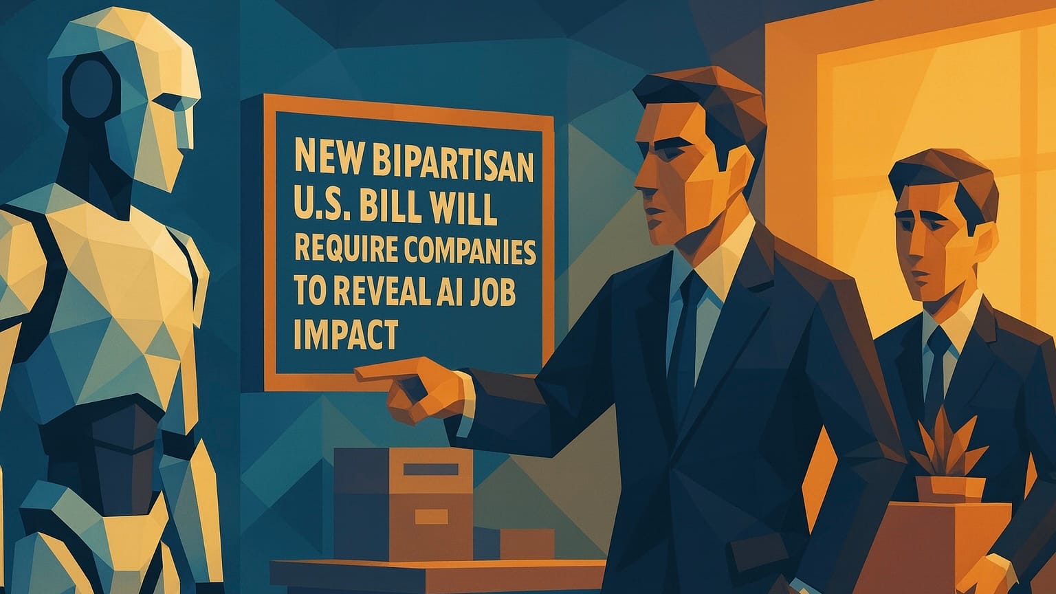 Новый двухпартийный законопроект США обяжет компании раскрывать влияние ИИ на рабочие места