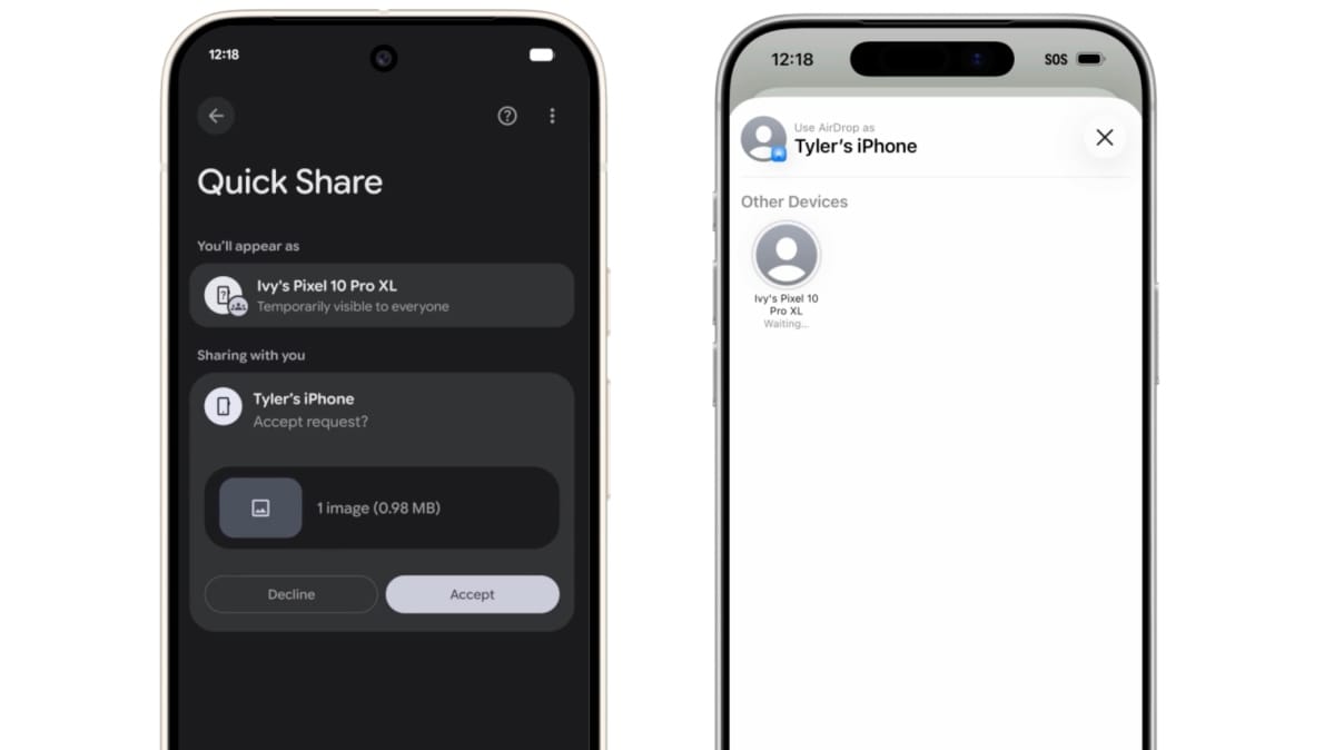 Google стирает барьеры: Quick Share на Android стал поддерживать AirDrop