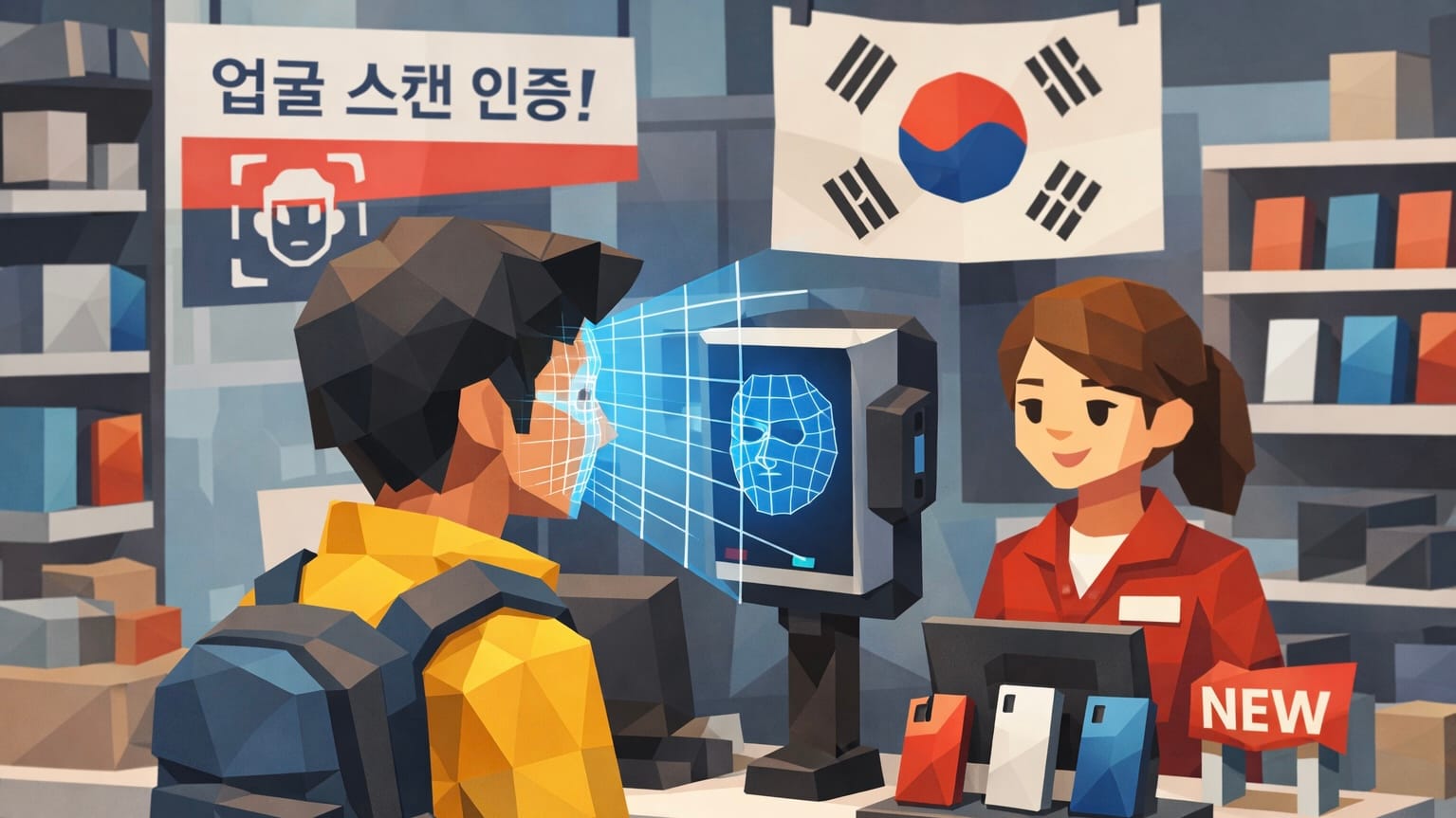 В Южной Корее вводят биометрический контроль при покупке смартфона