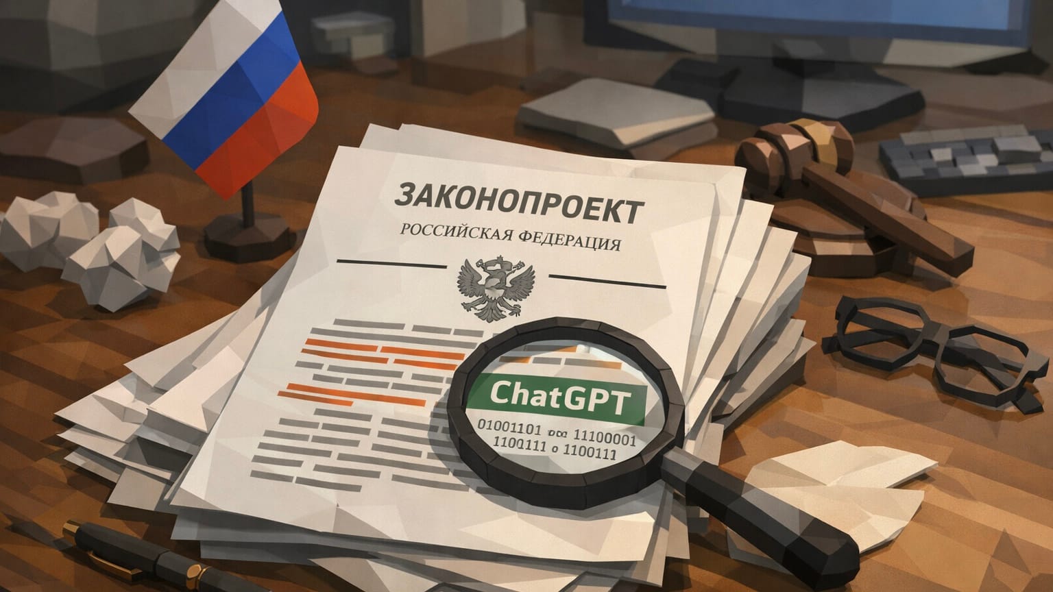 Госдума на аутсорсе: в российском законопроекте нашли следы ChatGPT