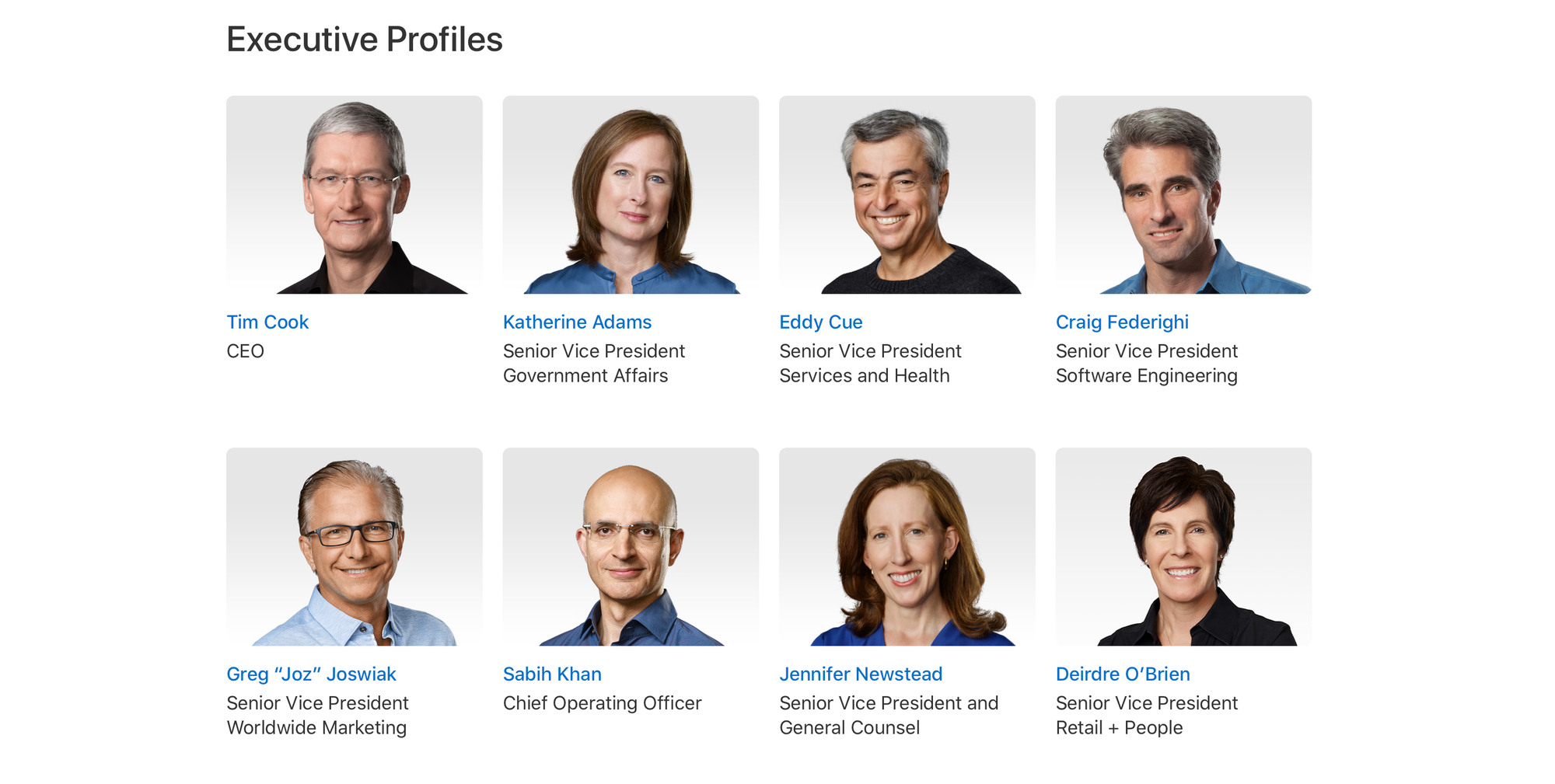 В руководстве Apple произошли перестановки: новые лица в дизайне и юридическом блоке