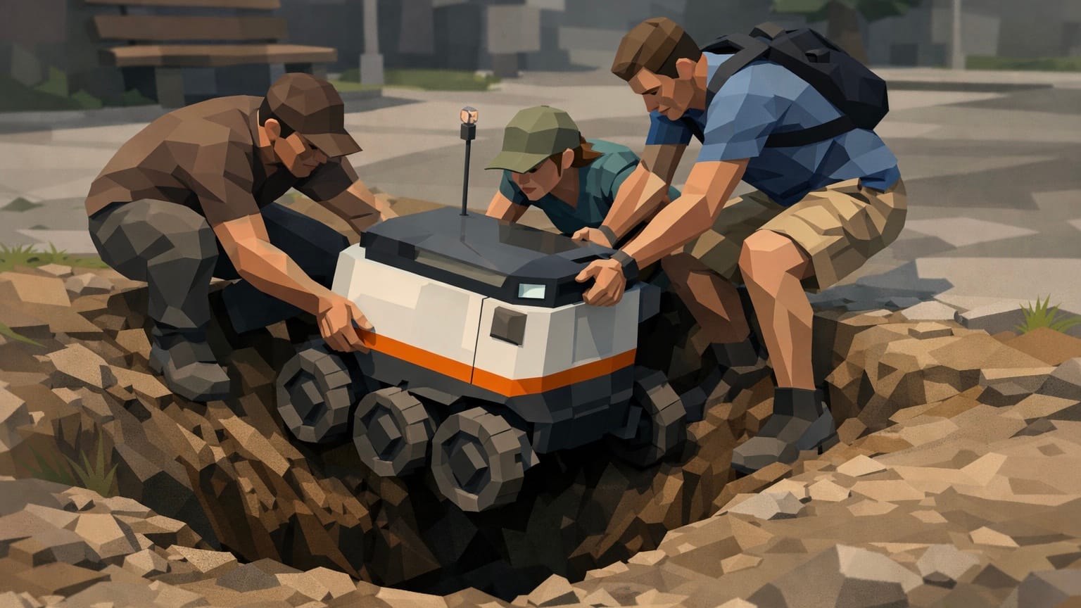 Роботам-доставщикам в США понадобились живые «няньки»