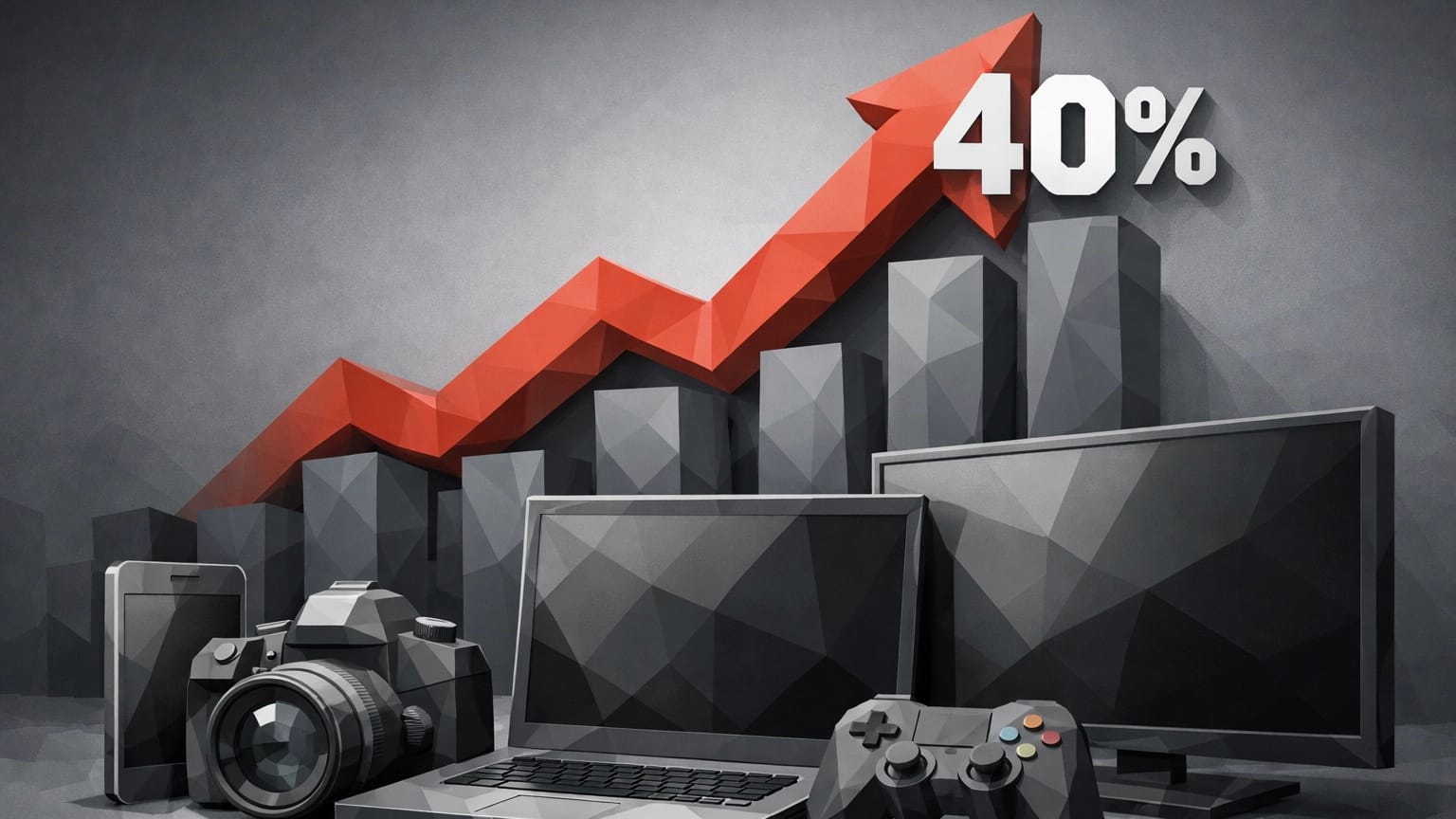 Аналитики TrendForce прогнозируют резкий рост стоимости электроники на 40%