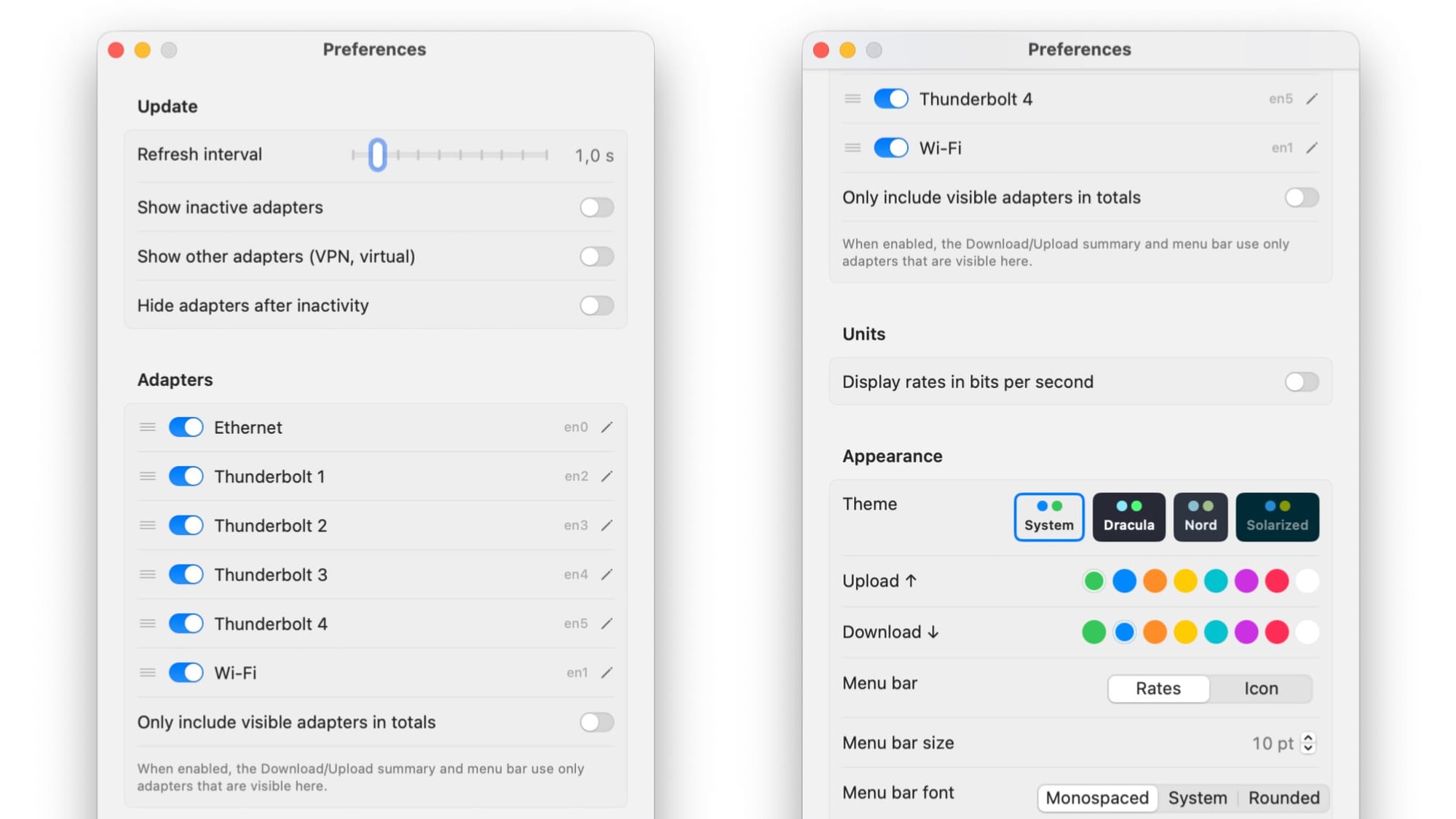 Netfluss: бесплатная утилита для мониторинга сети прямо в строке меню