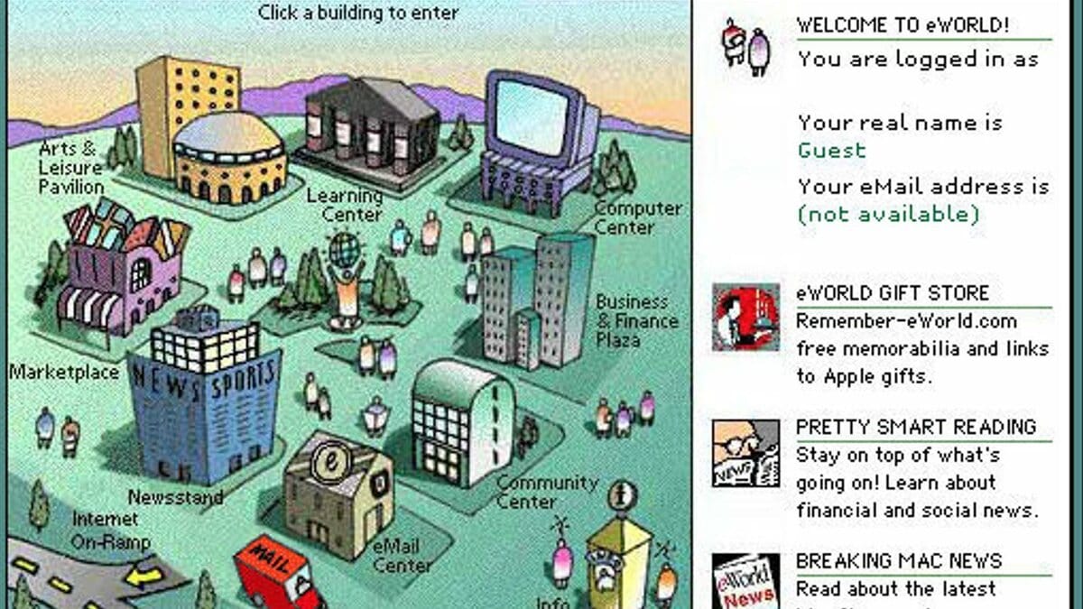 Этот день в истории Apple: виртуальный сервис eWorld закрывает свои двери