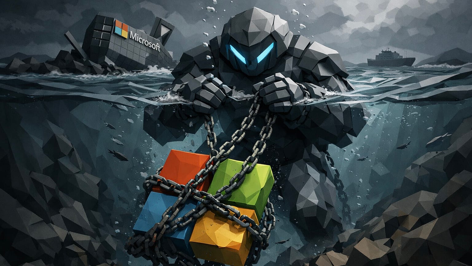 Искусственный интеллект тянет Microsoft на дно