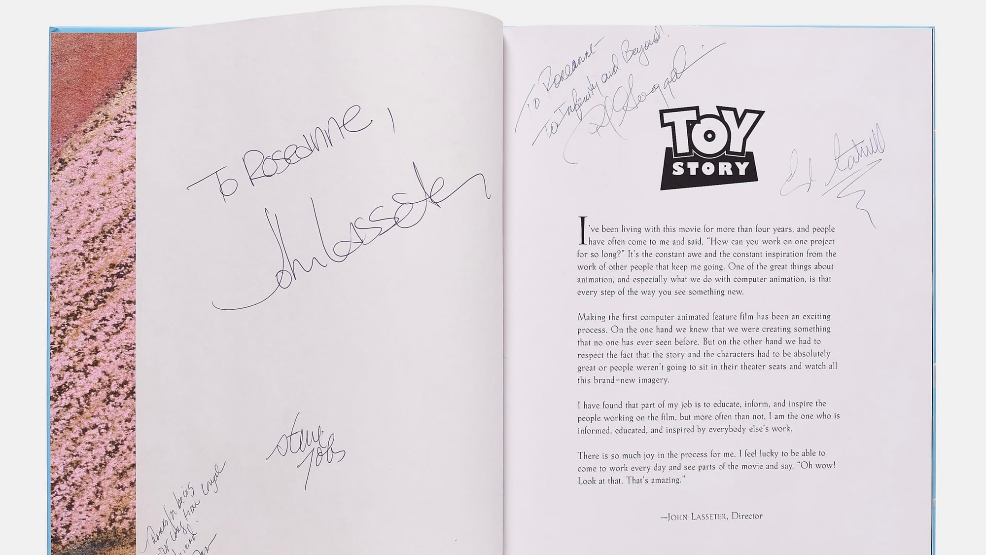 Первое издание книги о создании «Истории игрушек» с автографом Стива Джобса выставили на аукцион