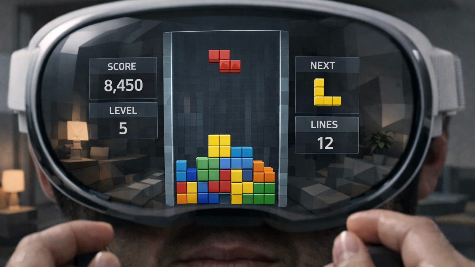 Tetris стал доступен в Retrocade для Apple Vision Pro