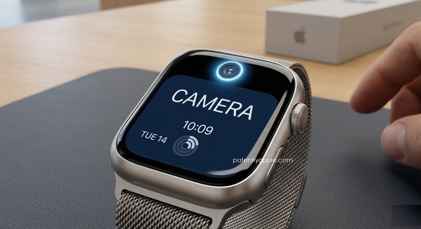 Камера-невидимка: Apple запатентовала интеграцию фотомодуля в корпус Apple Watch