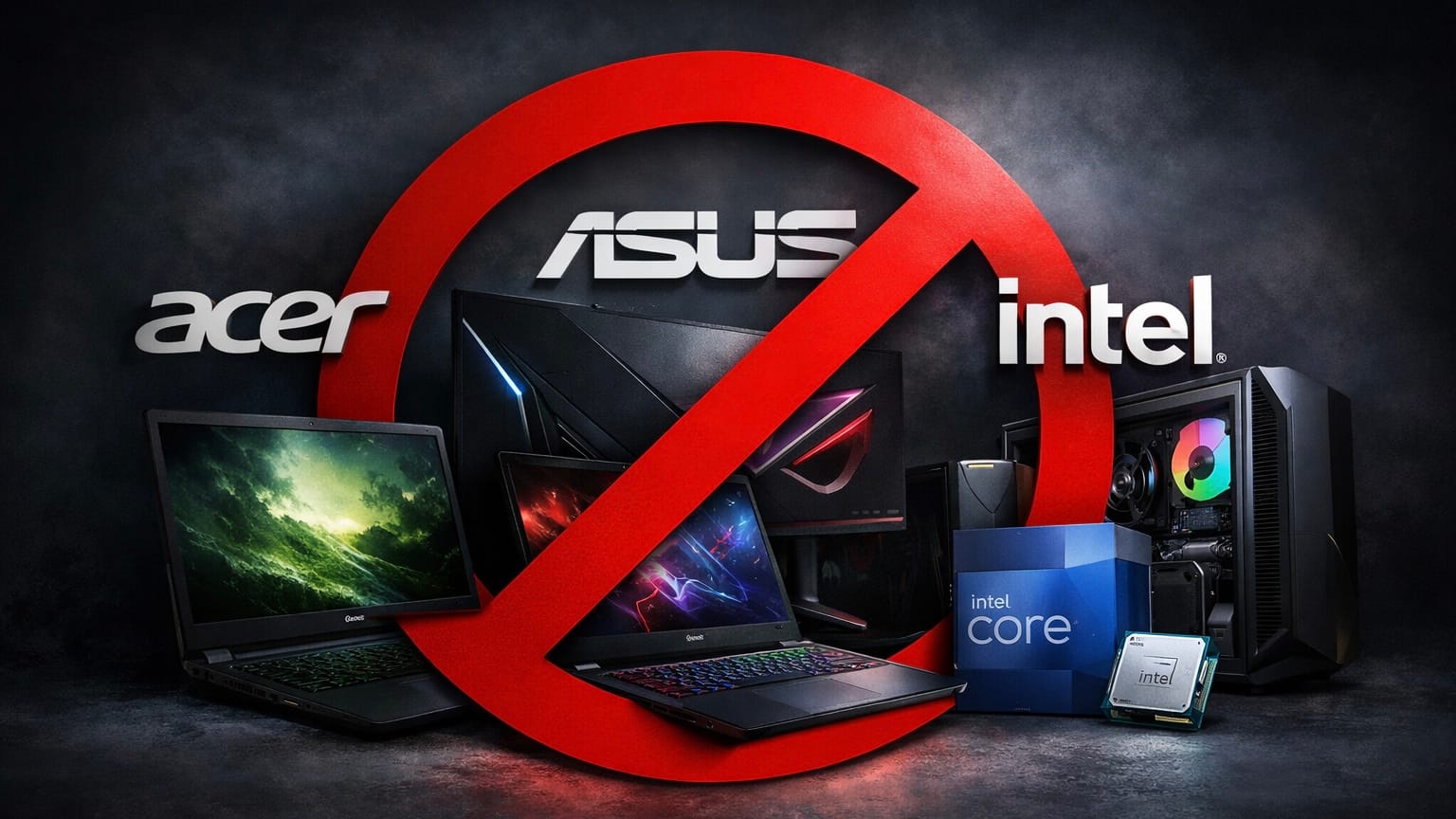 Минпромторг запретил параллельный импорт техники Acer, Asus и Intel