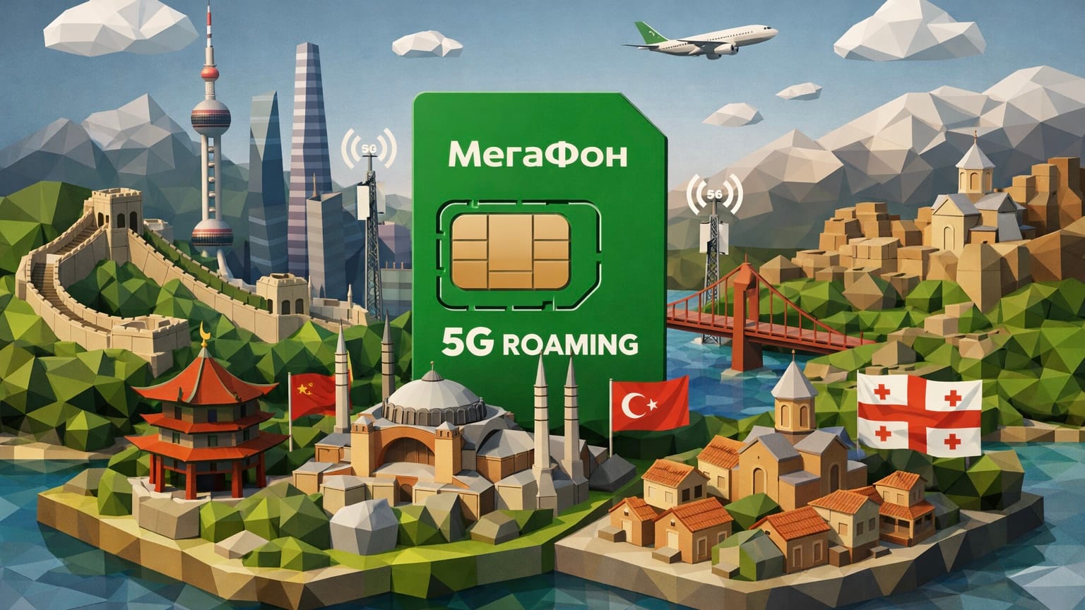 МегаФон расширил географию 5G-роуминга
