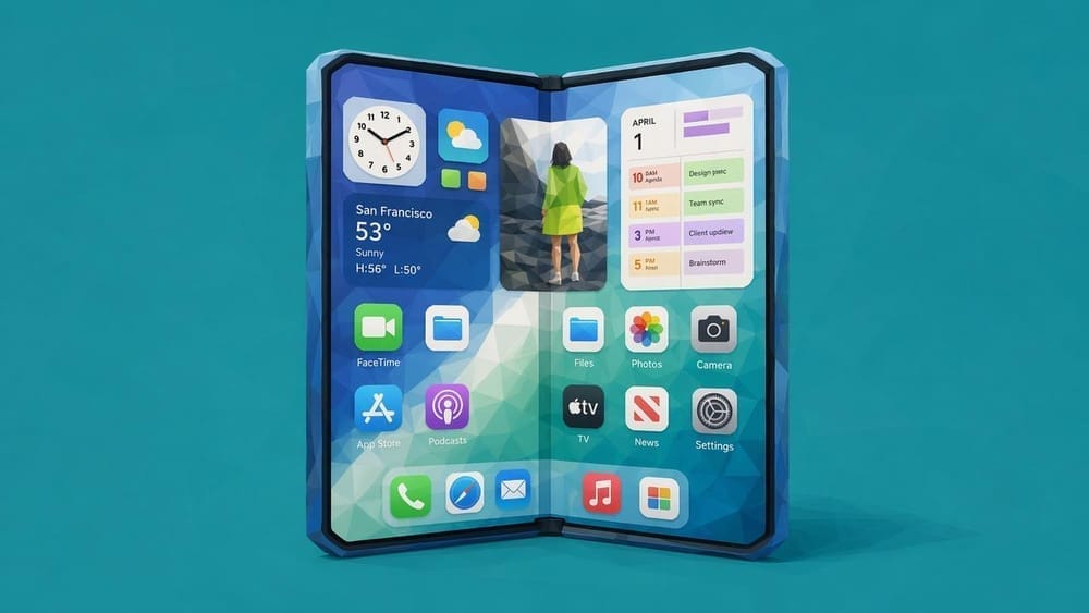 Складной iPhone сравнили с iPad mini