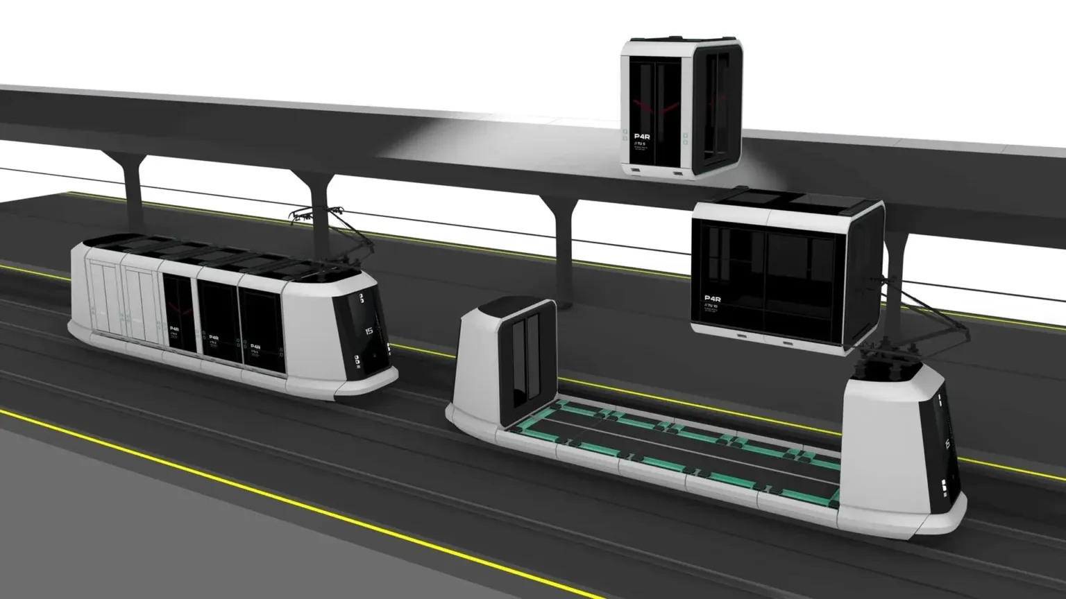 Pods4Rail – концепт капсула для дороги и рельсов