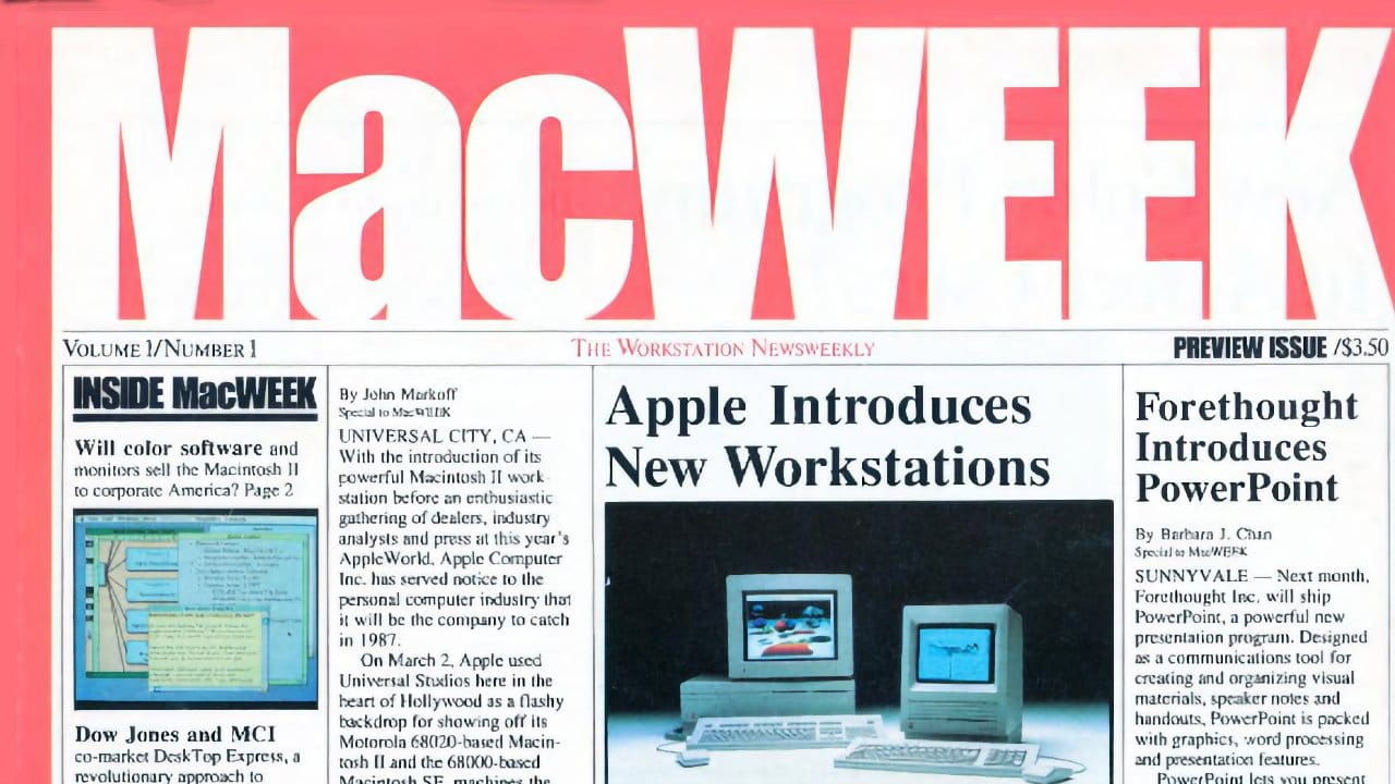 В Internet Archive выложили 183 выпуска журнала MacWeek