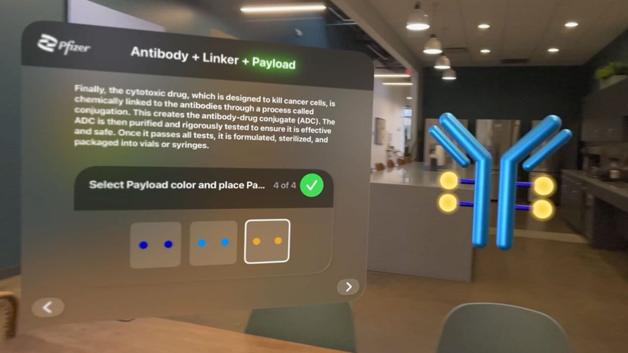 Pfizer запустила проект для Apple Vision Pro, посвящённый исследованиям в области онкологии