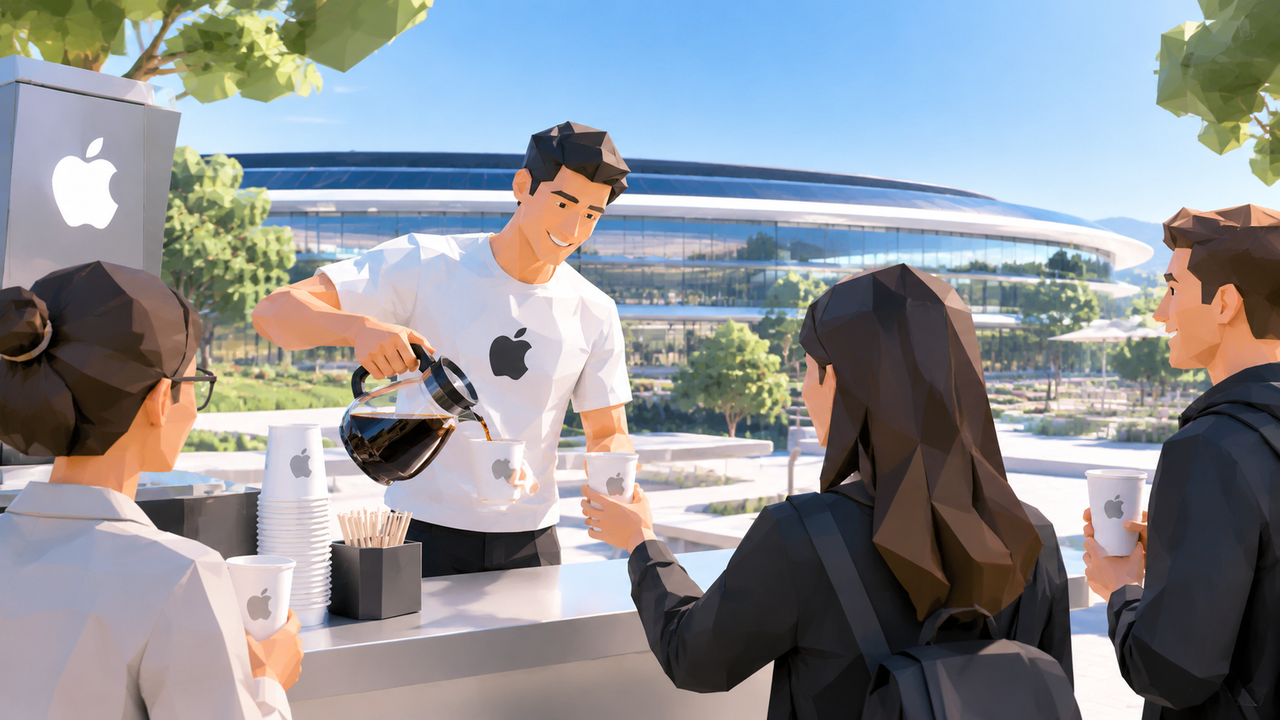 Apple ищет человека на должность iCup, который будет присматривать за 90 кофемашинами в кампусе