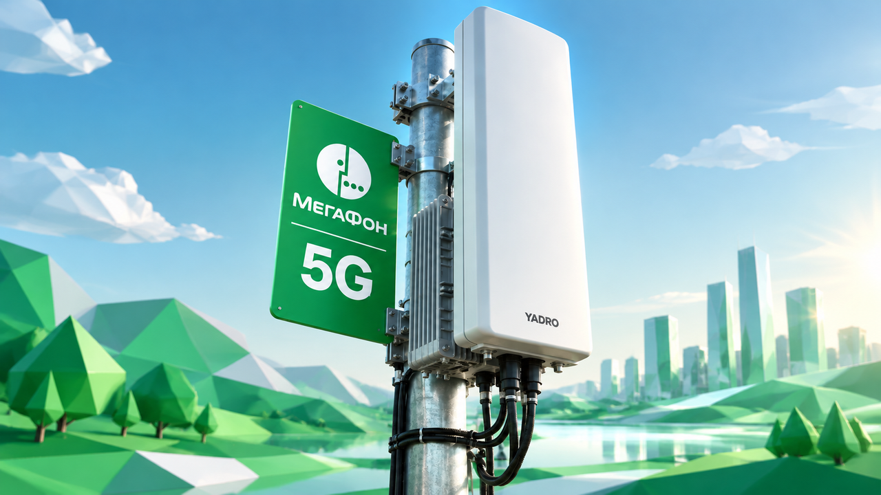 МегаФон и YADRO разогнали LTE свыше 800 Мбит/с на отечественной базовой станции