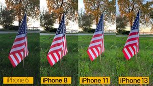 В сравнении камер разных поколений iPhone 13 вышел бесспорным победителем