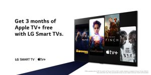 LG предлагает бесплатную трехмесячную пробную версию Apple TV+ на Smart TV 2016 года и новее
