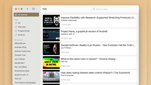 Telik: приложение для Mac позволяющее следить за каналами и плейлистами YouTube