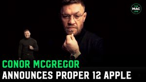 Конор МакГрегор представил свой новый виски спародировав Стива Джобса