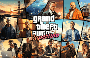 Тим Кук и его команда стали героями GTA в новых обоях от Basic Apple Guy