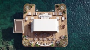 Oceaya — плавучая платформа развлечений, способная трансформироваться во что угодно