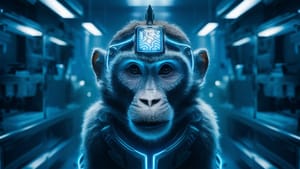 Обезьяна с помощью нейроинтерфейса Neucyber смогла управлять роботом