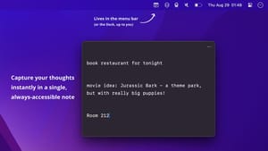 Scratchpad – миниатюрный цифровой блокнот с синхронизацией по iCloud между Mac и iPhone