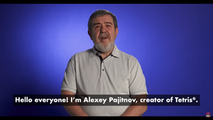 Алексей Пажитнов появился в рекламе Nintendo, посвящённой 40-летию «Тетриса»